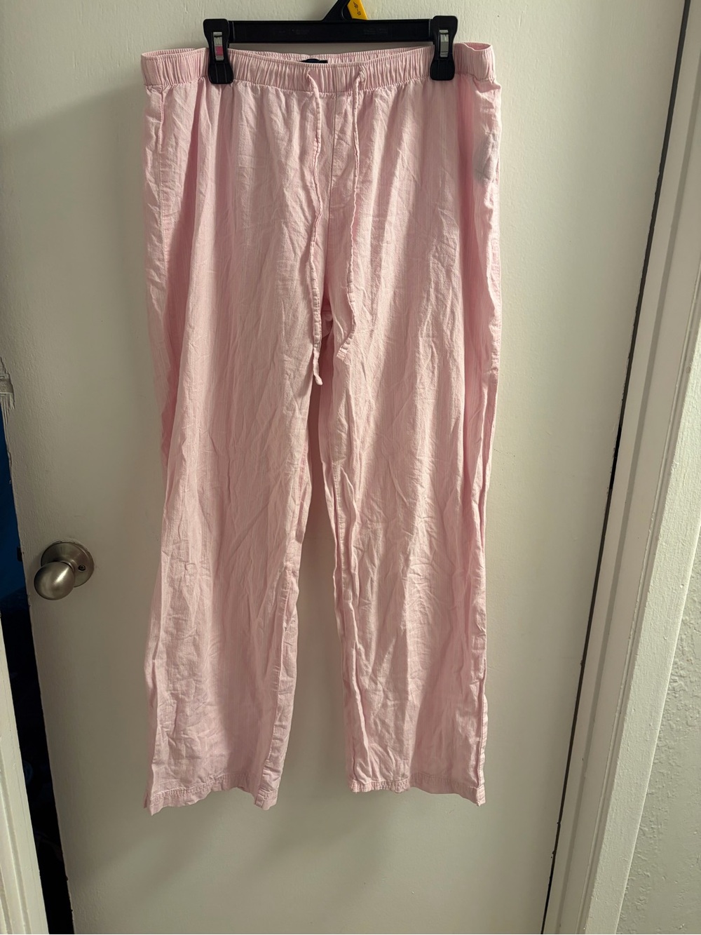 Lightweight Pink Women's Pajama Pants with Drawstring